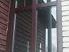 Установка пластиковых ламинированных окон с цветными шпросами