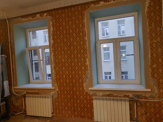 Дерево-алюминиевые окна из лиственницы с установкой «под ключ»