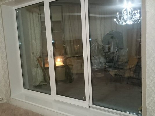 Установка параллельно-сдвижного портала ROTO PATIO Alversa PS