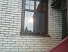 Установка пластиковых ламинированных окон с цветными шпросами